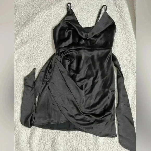 Mable Satin Cocktail Dress size Small - Picture 2 of 6